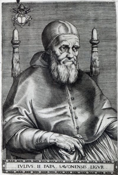 Papst Julius II. von Raffaello Sanzio Raphael